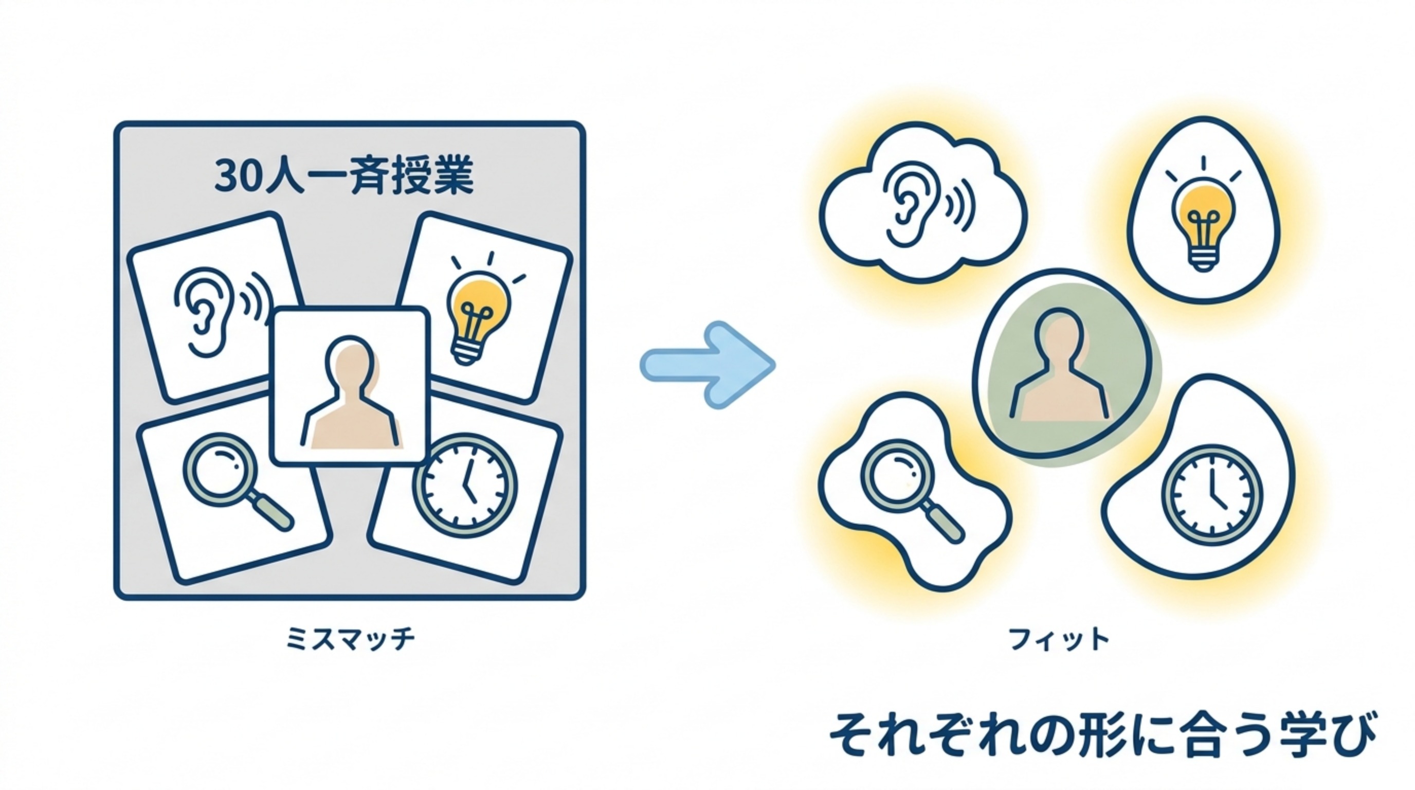 タイプと環境のミスマッチからフィットへ